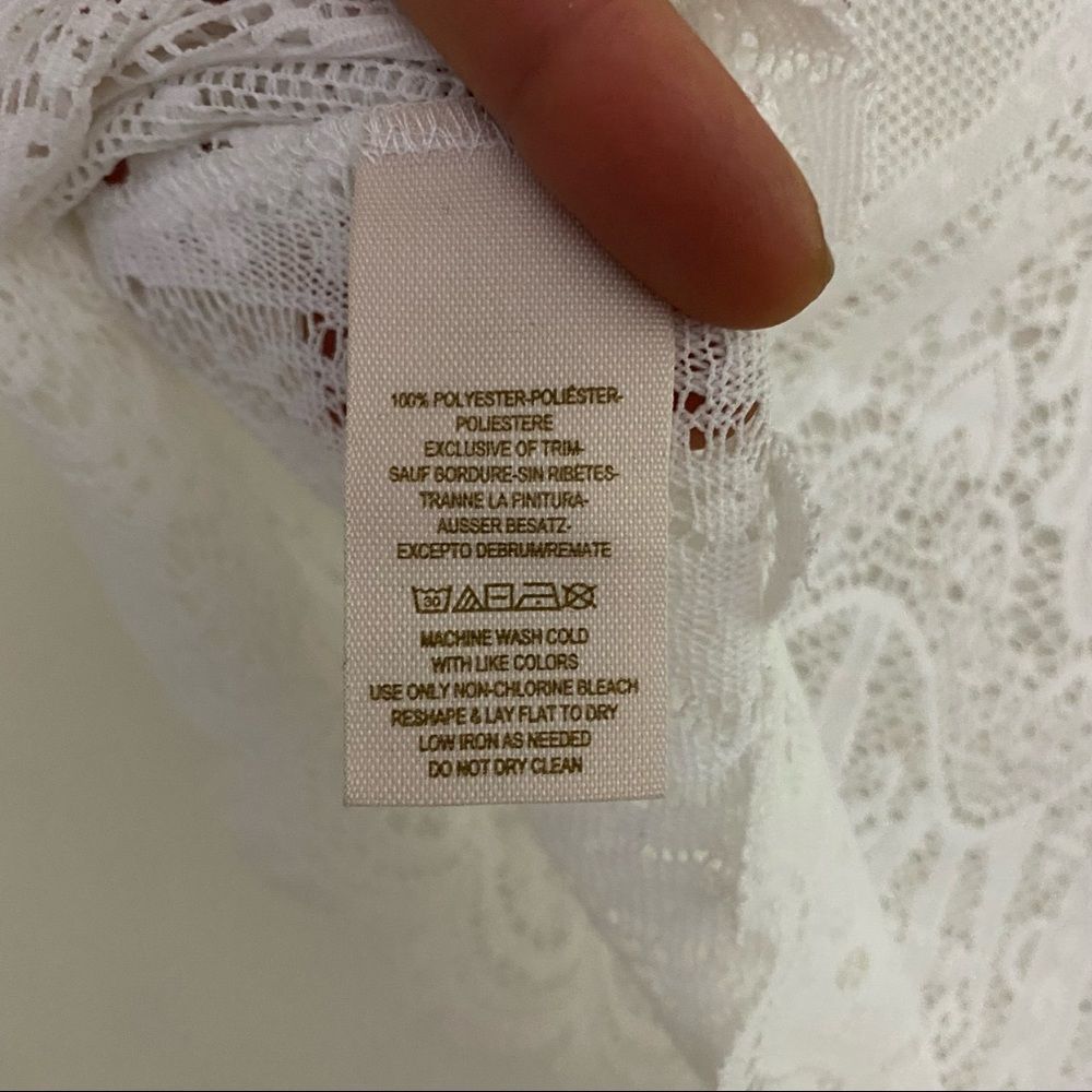 Free People Rare/Retired Scalloped Lace Sheer Tank - Picture 6 of 7